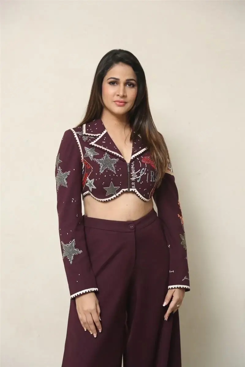 TELUGU ACTRESS LAVANYA TRIPATHI AT PULI MEKA WEB SERIES TRAILER LAUNCH 19